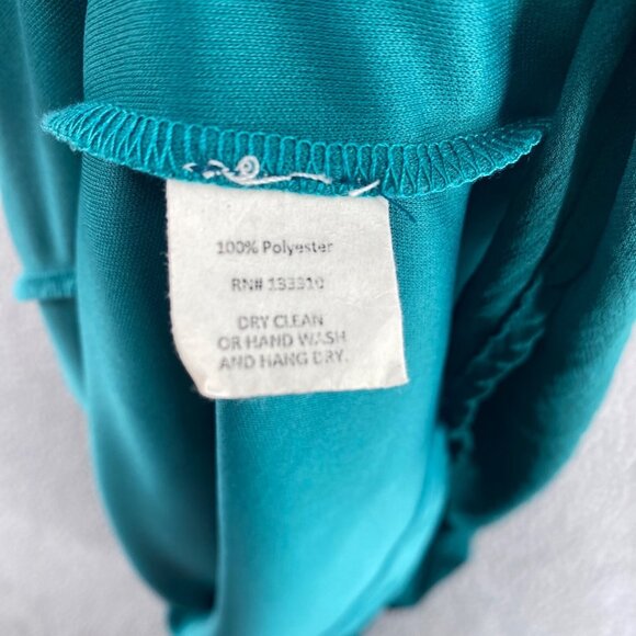 Show Me Your Mumu Dress Women Small Green Trapeze Long Flare Sleeve Off Shoulder - Picture 6 of 9